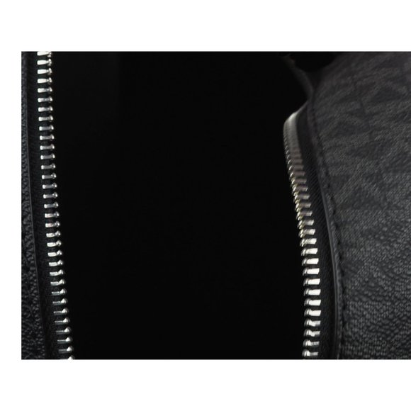 NWT Michael Kors Men's Cooper Med Backpack Black Signature Red Stripe Sling Pack - Picture 9 of 10